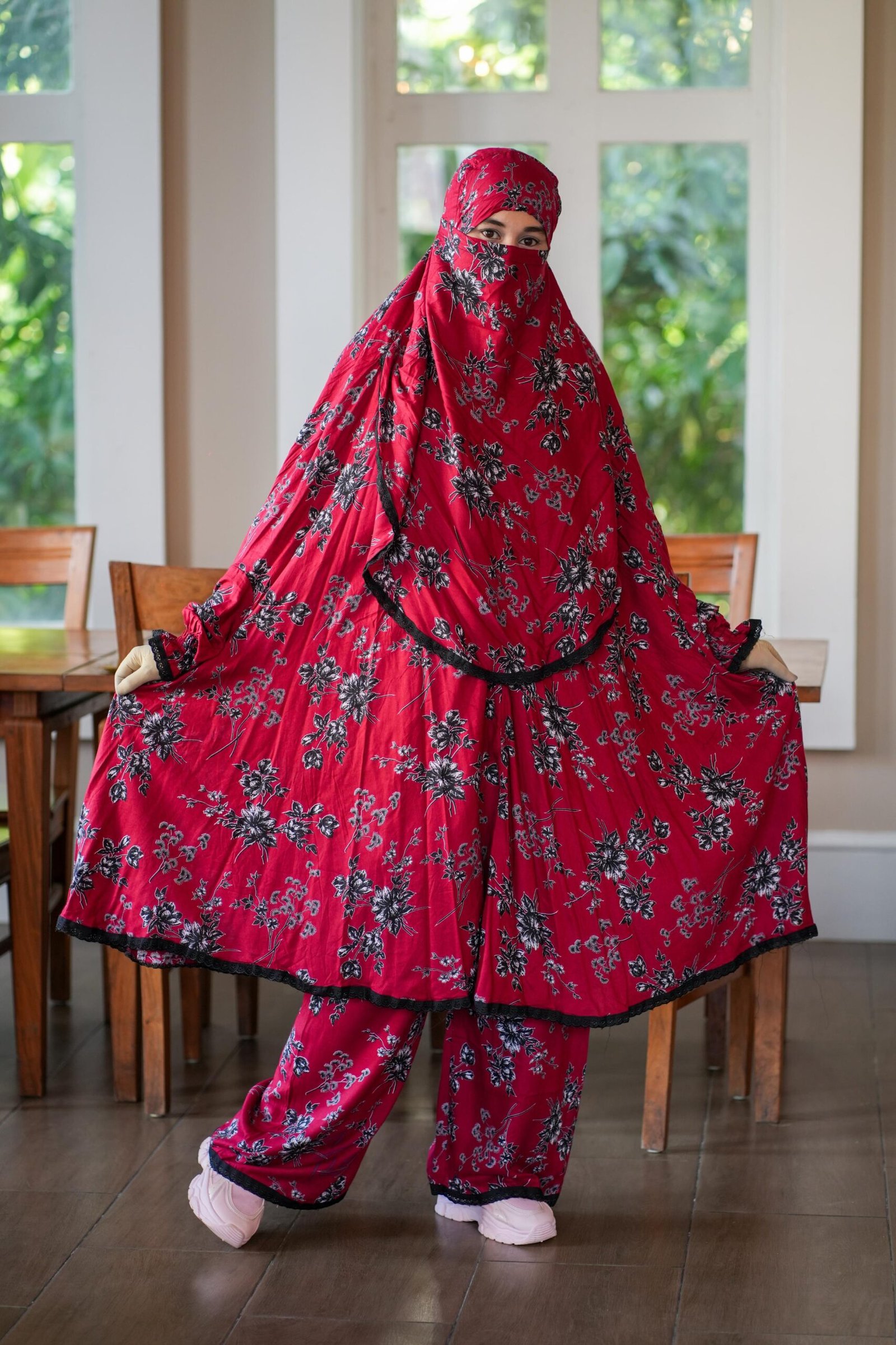 Premium Khimar with Plaju Set –226