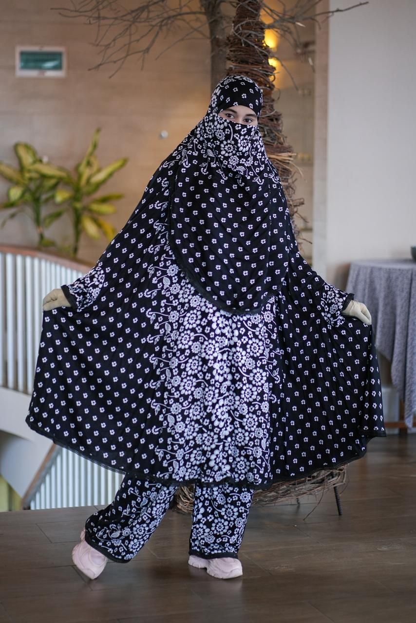 Premium Khimar with Plaju Set – 233