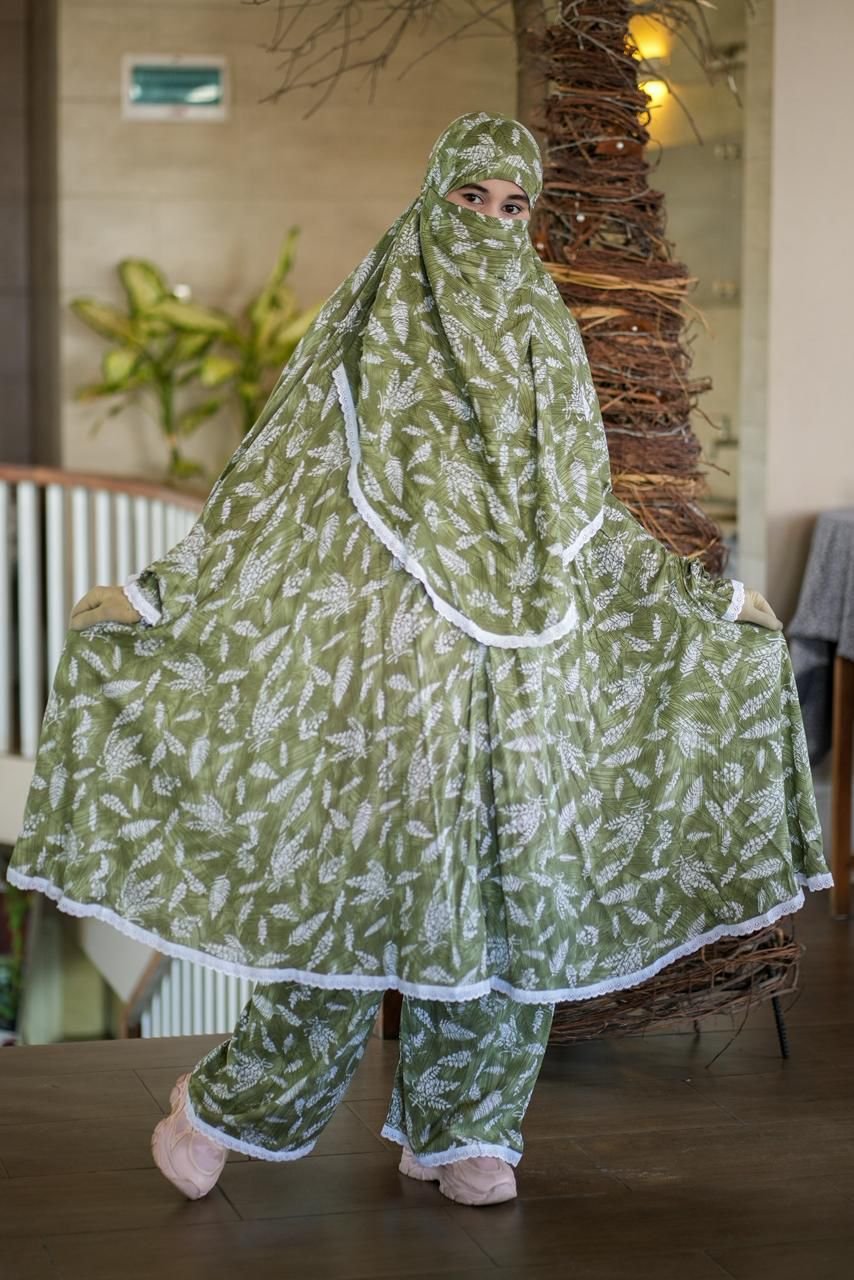 Premium Khimar with Plaju Set – 237