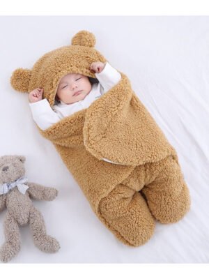 Alternative view of Baby Blanket (Brown)