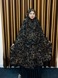 Semi Long Lilen Khimar – 408