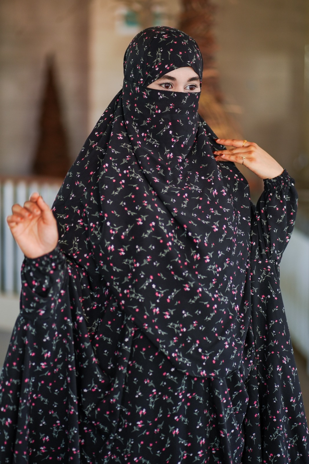 Luxury Semi Long Khimar – 323