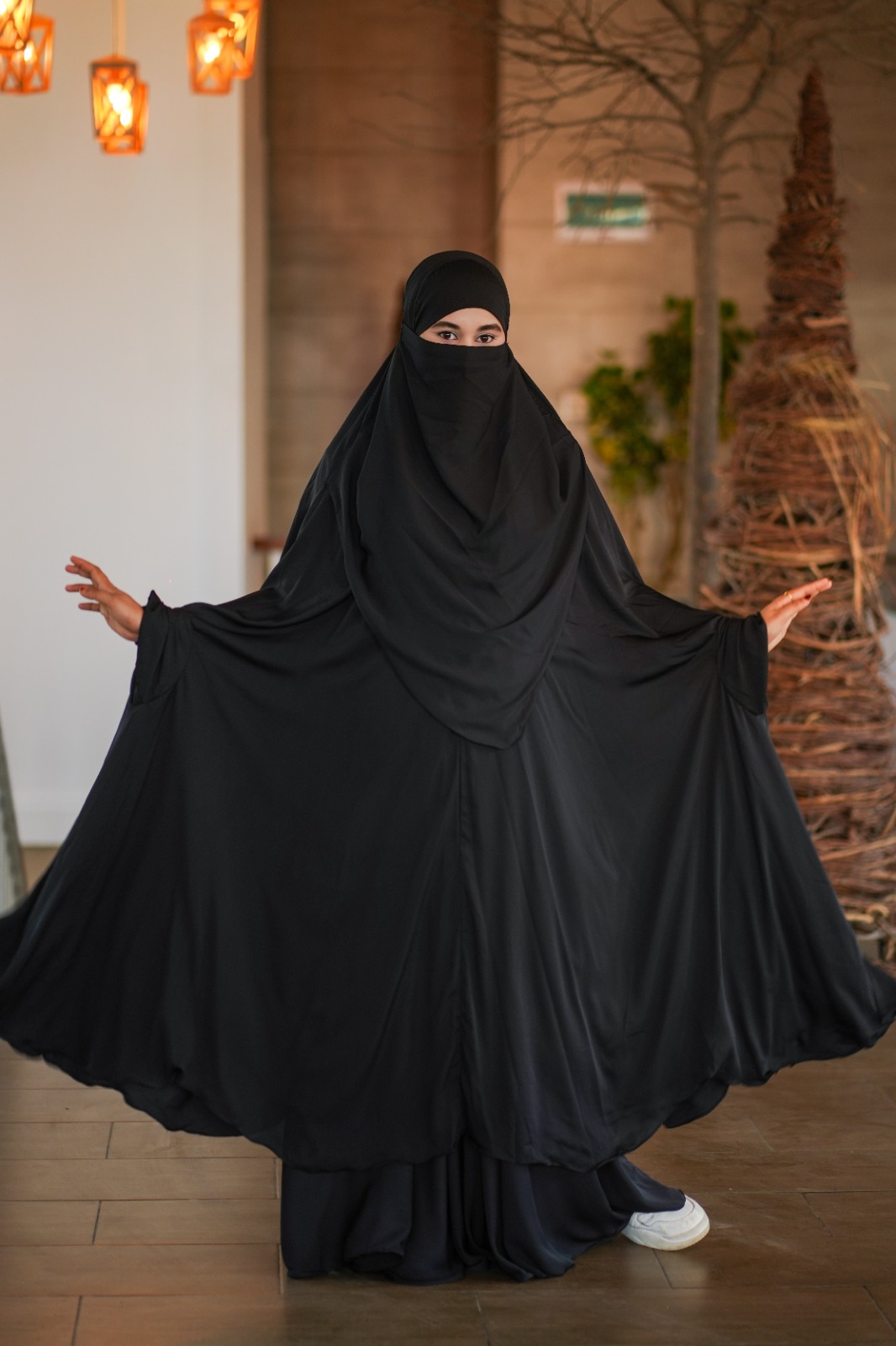 Luxury Semi Long Khimar - 316 - Image 3