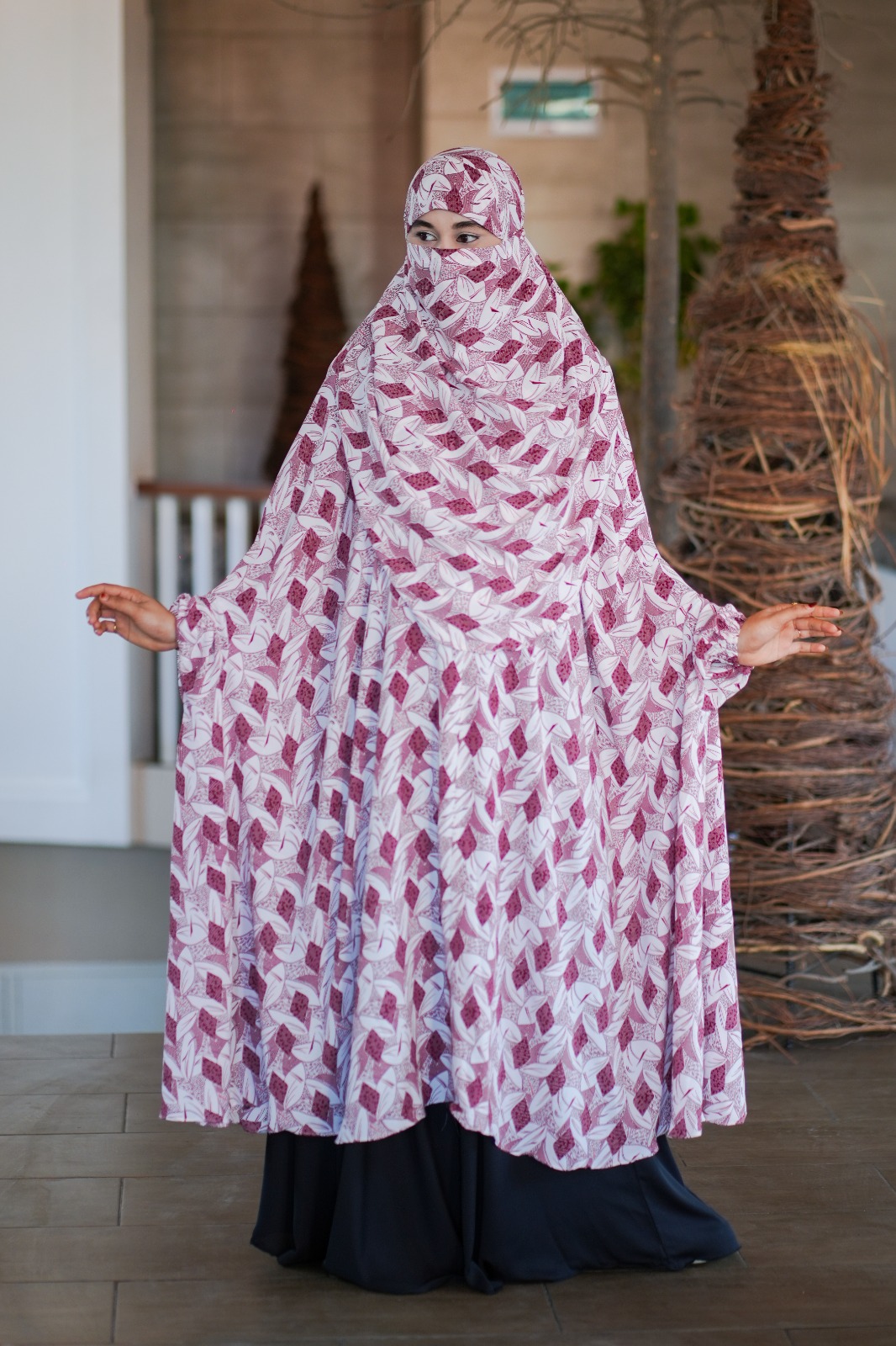 Luxury Semi Long Khimar - 313 - Image 2