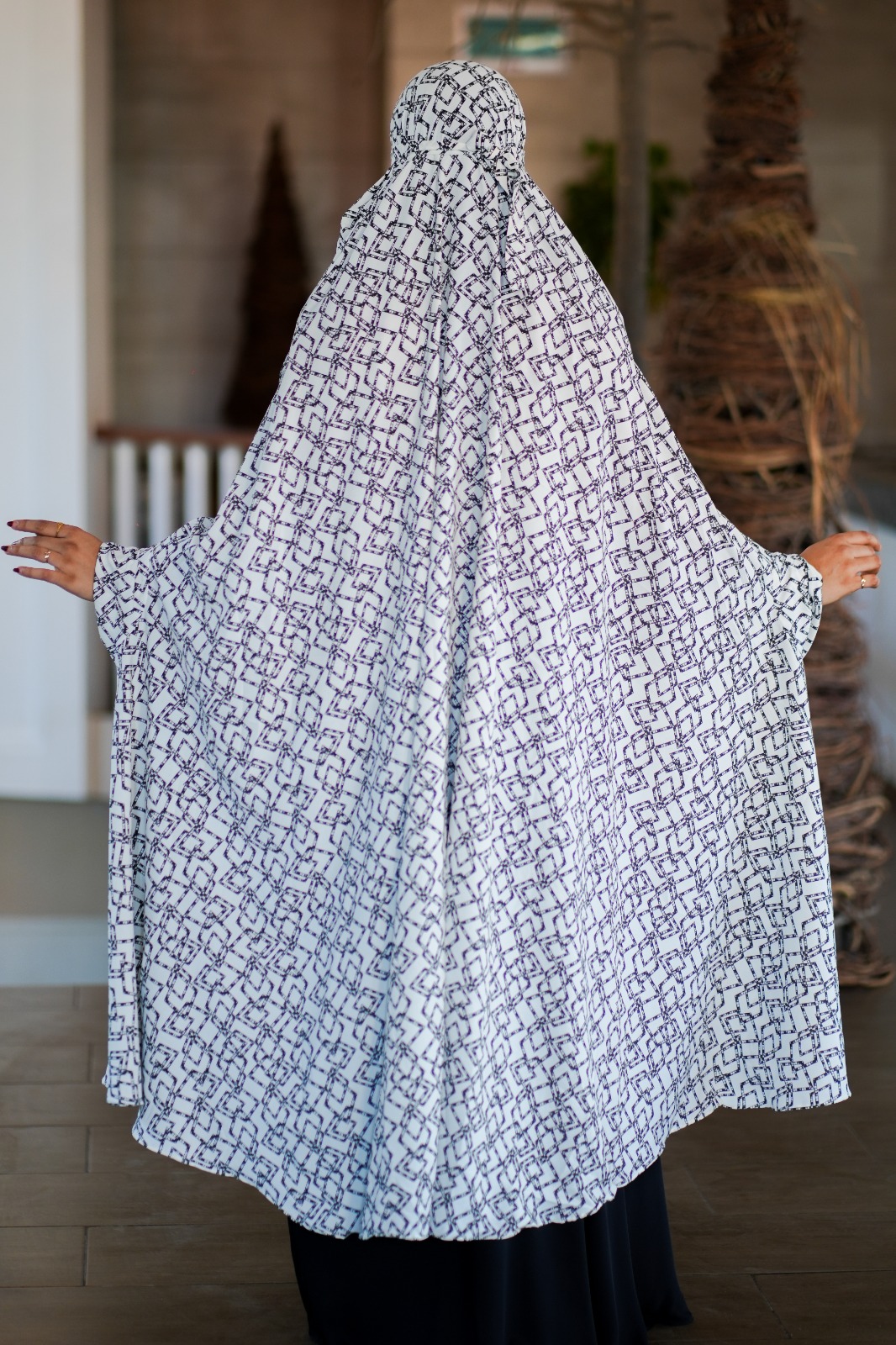 Luxury Semi Long Khimar – 333 - Image 4