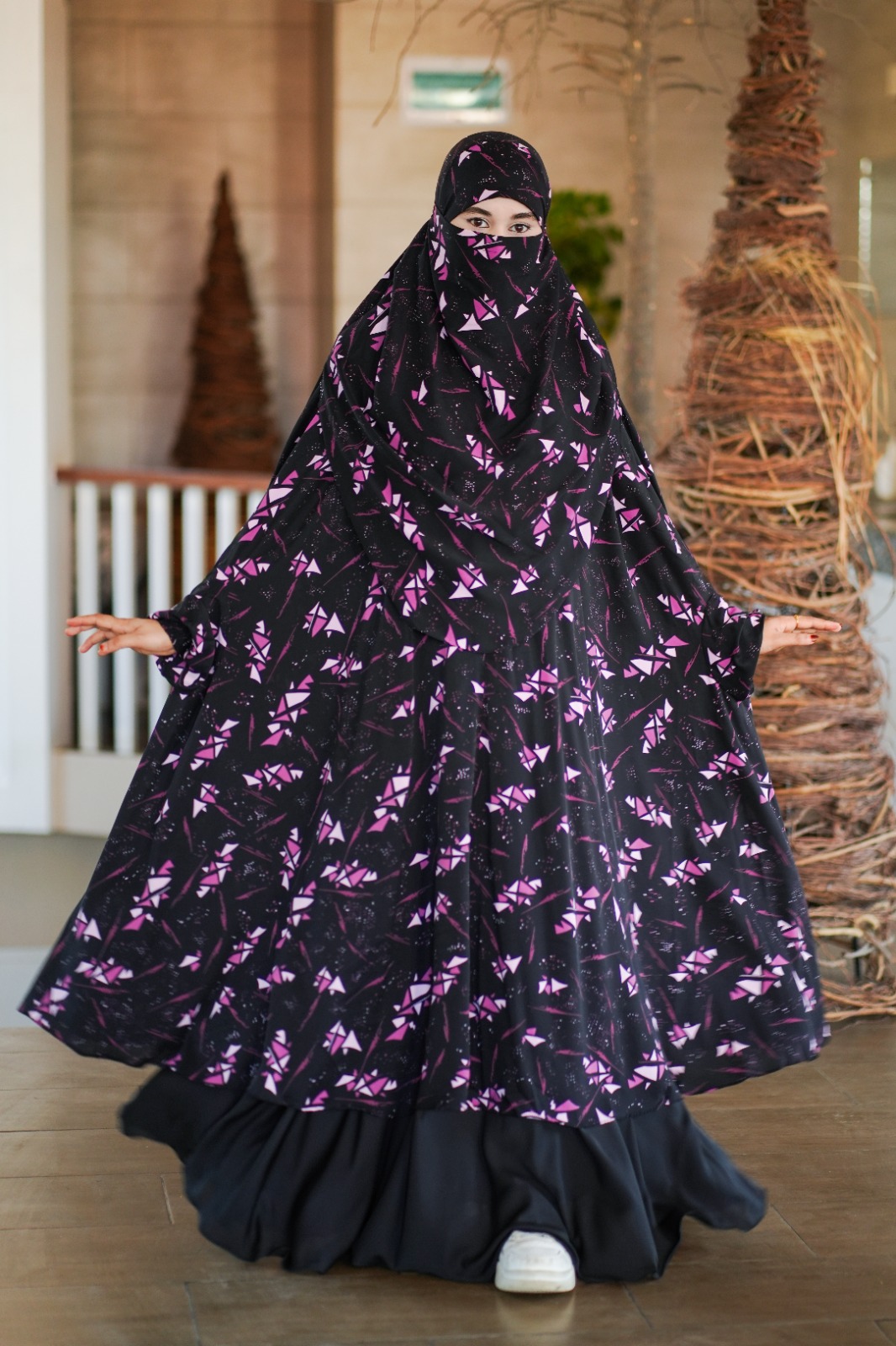 Luxury Semi Long Khimar - 315 - Image 4