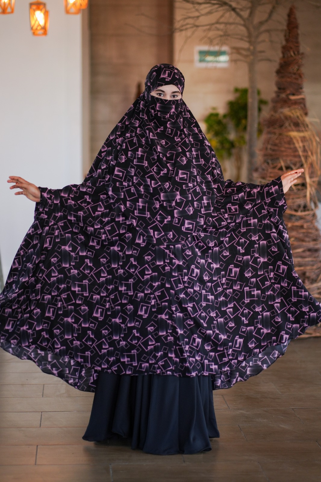 Luxury Semi Long Khimar – 321 - Image 5