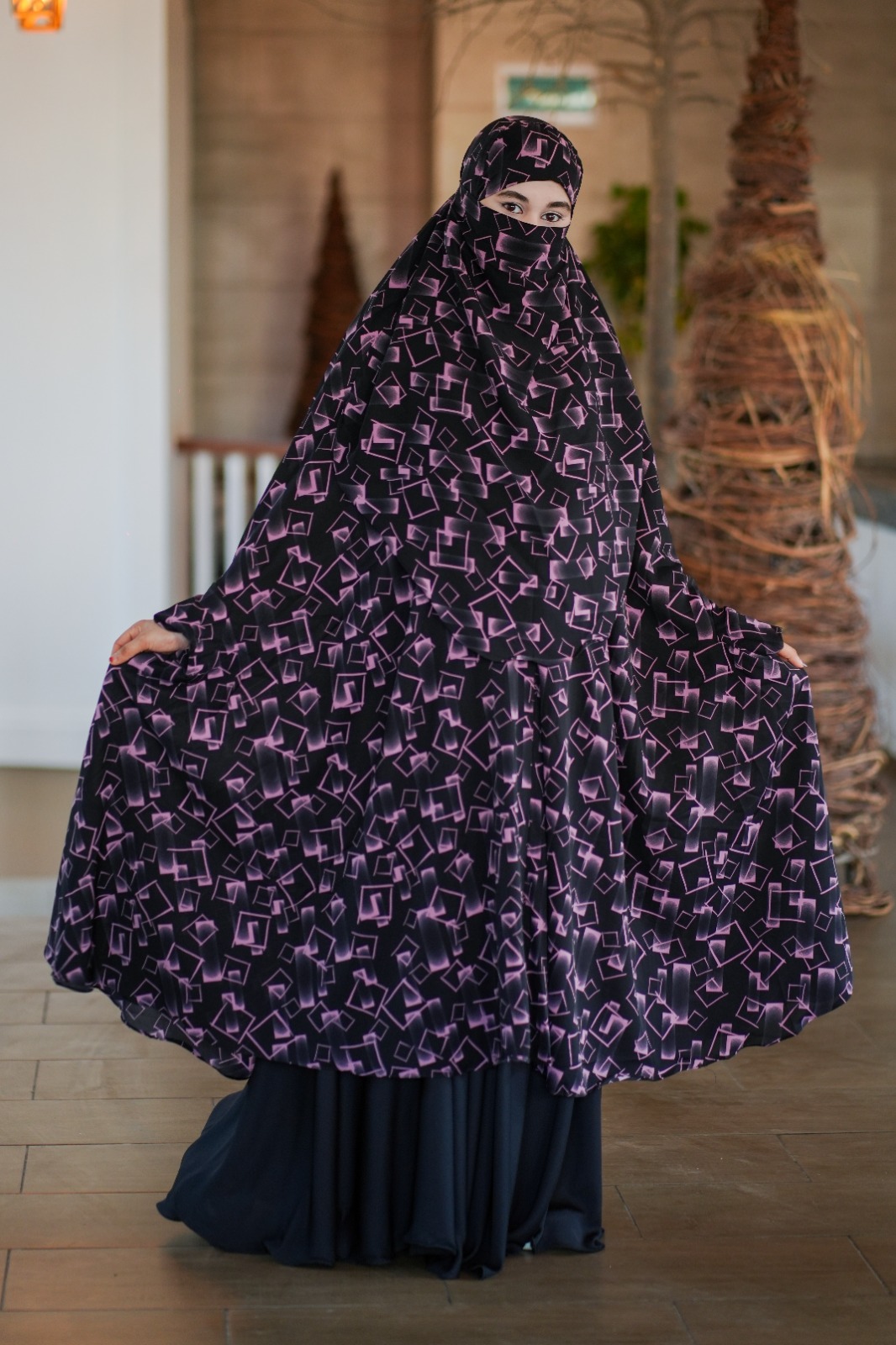 Luxury Semi Long Khimar – 321 - Image 3