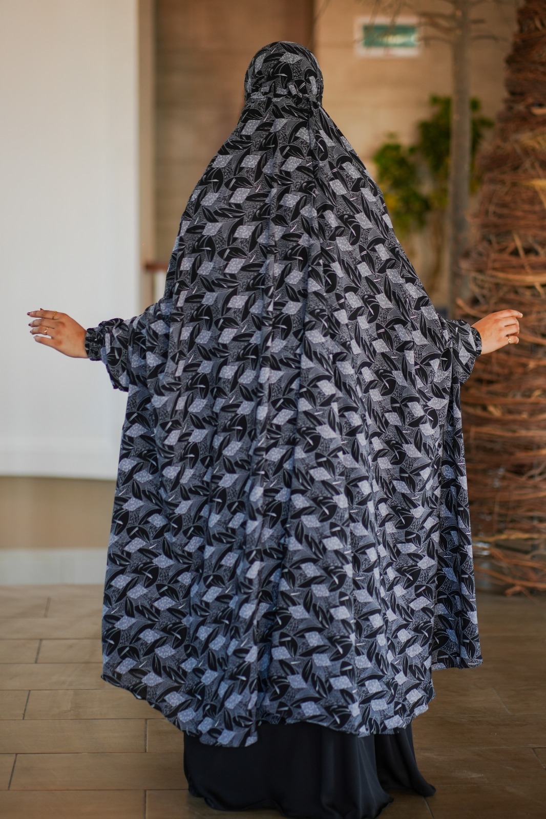 Luxury Semi Long Khimar – 327 - Image 3