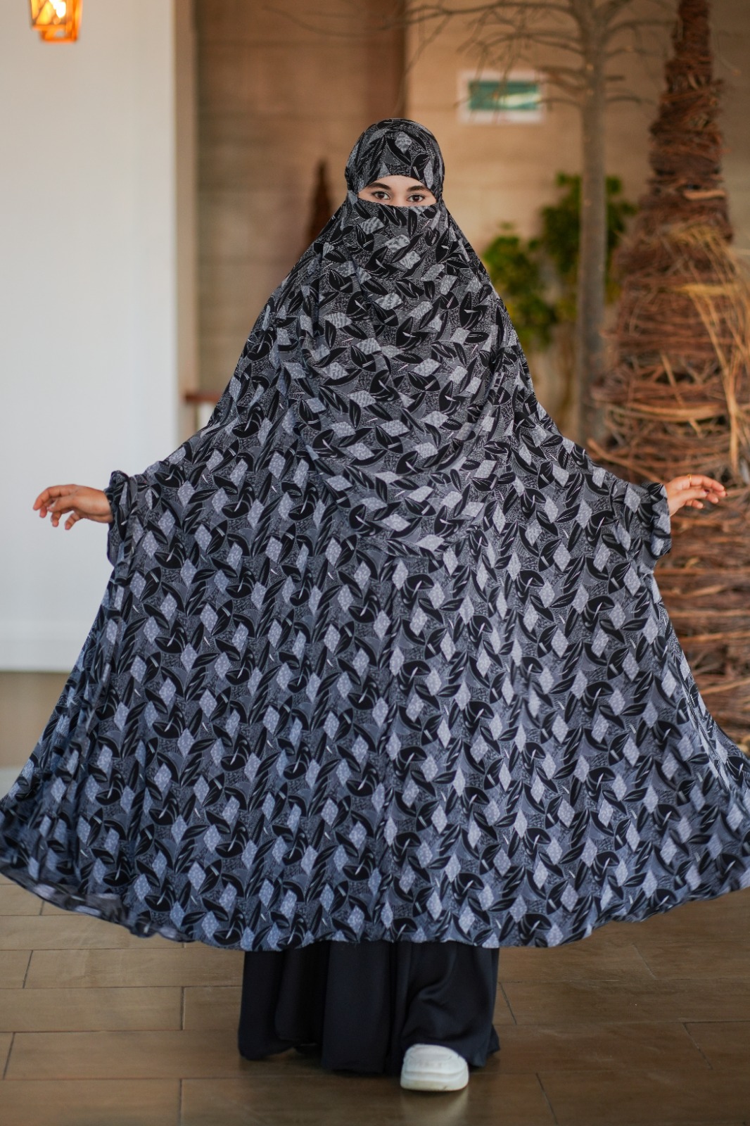 Luxury Semi Long Khimar – 327 - Image 4