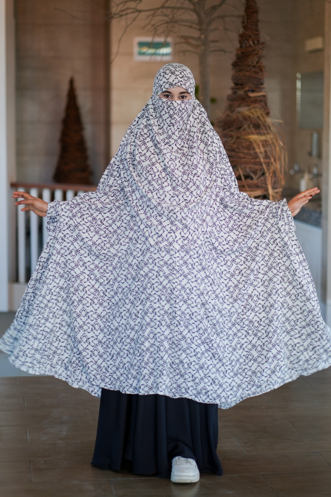 Luxury Semi Long Khimar – 333 - Image 3