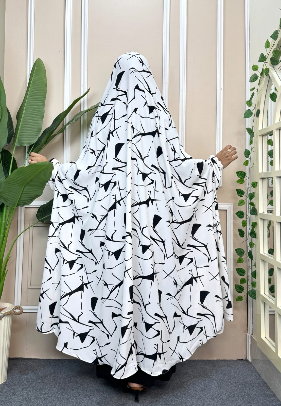 Luxury Semi Long Khimar – 335 - Image 3