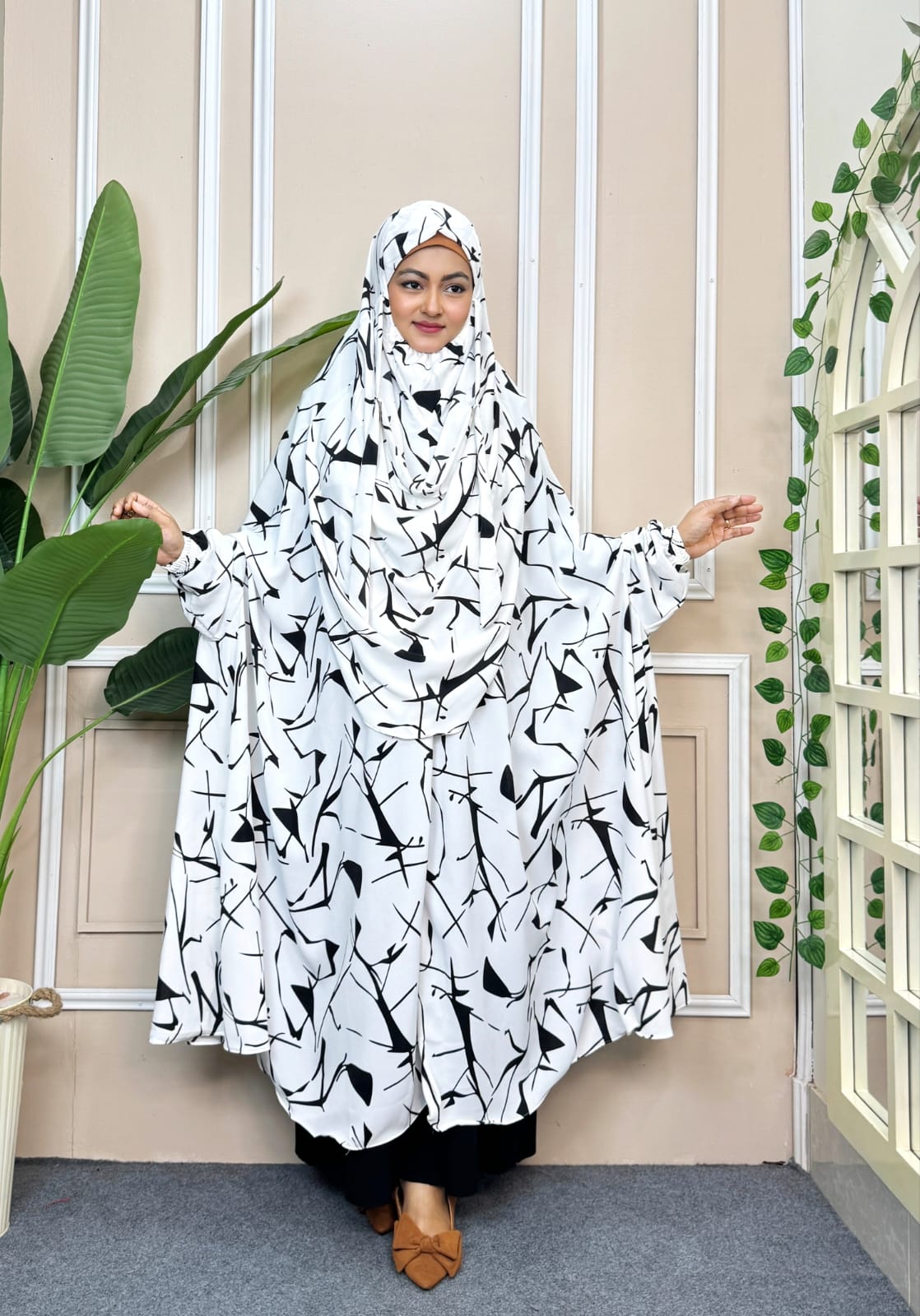 Luxury Semi Long Khimar – 335 - Image 2