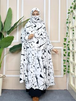 Luxury Semi Long Khimar – 335