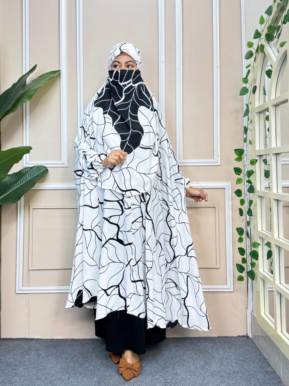 Luxury Semi Long Khimar – 329