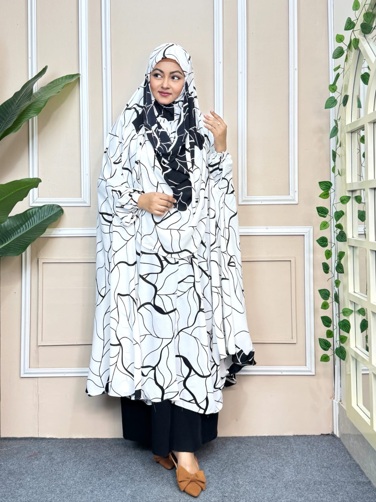 Luxury Semi Long Khimar – 329 - Image 2
