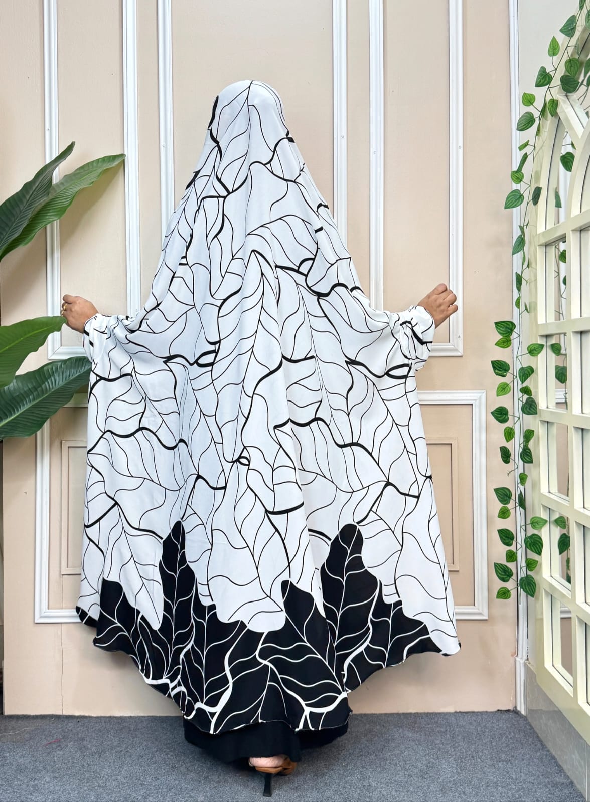 Luxury Semi Long Khimar – 329 - Image 3