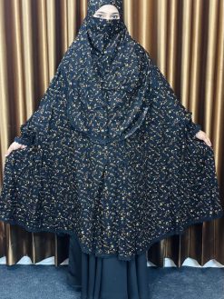 Alternative view of Semi Long Lilen Khimar – 406