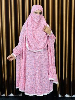 Semi Long Lilen Khimar – 403