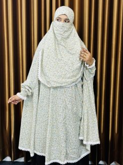 Semi Long Lilen Khimar – 401