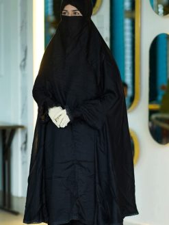 Alternative view of Semi Long Lilen Khimar – 409