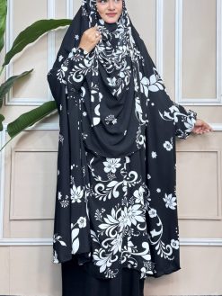Alternative view of Luxury Semi Long Khimar - 302