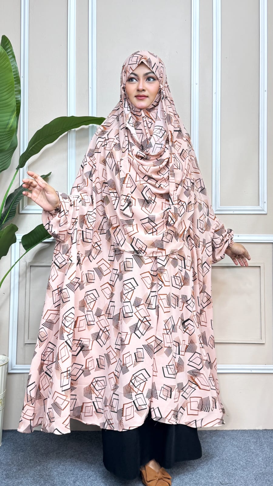 Luxury Semi Long Khimar - 311 - Image 2