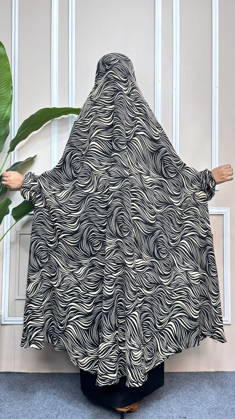 Luxury Semi Long Khimar - 310 - Image 3