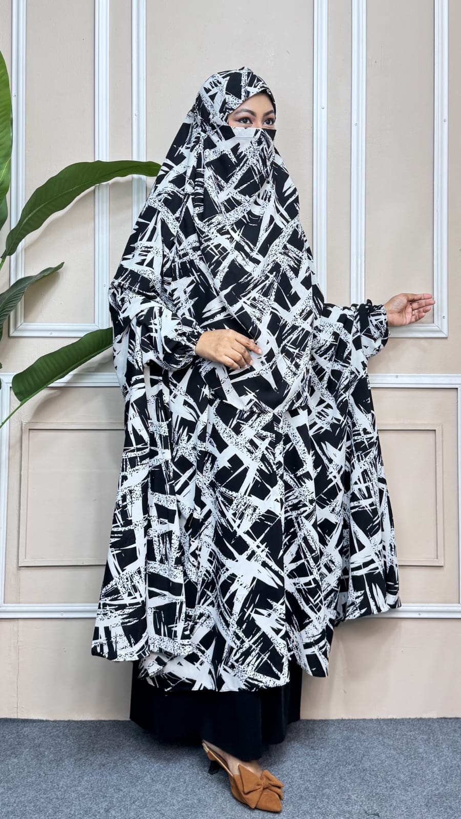 Luxury Semi Long Khimar – 319
