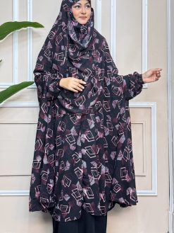 Alternative view of Luxury Semi Long Khimar - 305
