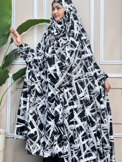 Alternative view of Luxury Semi Long Khimar – 319