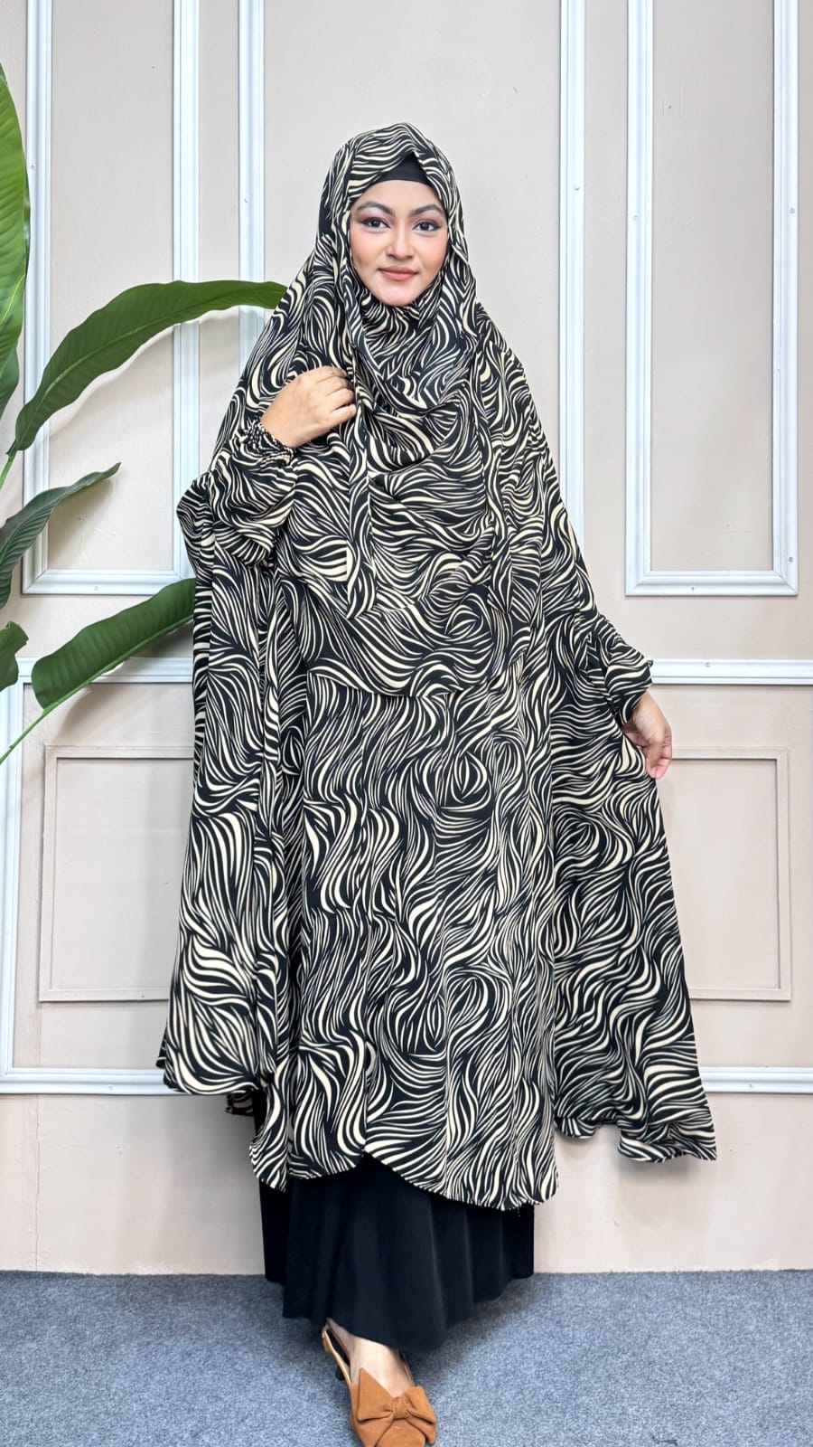Luxury Semi Long Khimar - 310 - Image 2