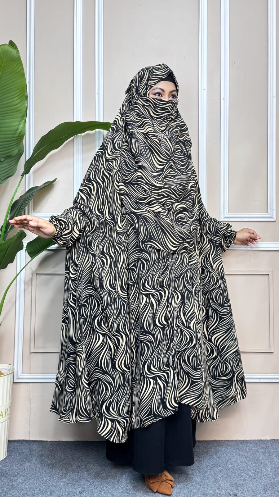 Luxury Semi Long Khimar - 310