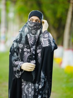 Alternative view of Luxury Semi Long Khimar – 344