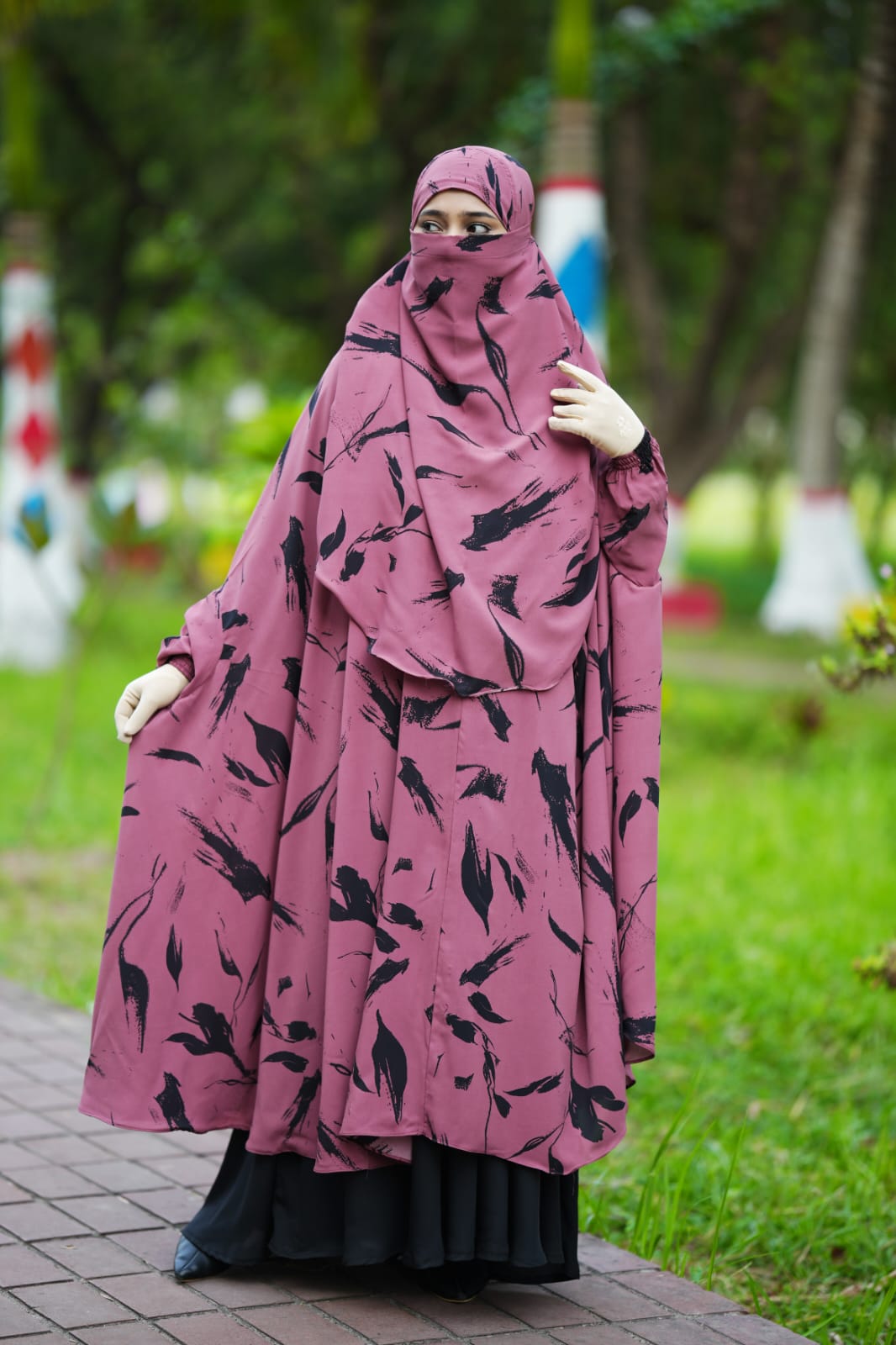 Luxury Semi Long Khimar – 328 - Image 2