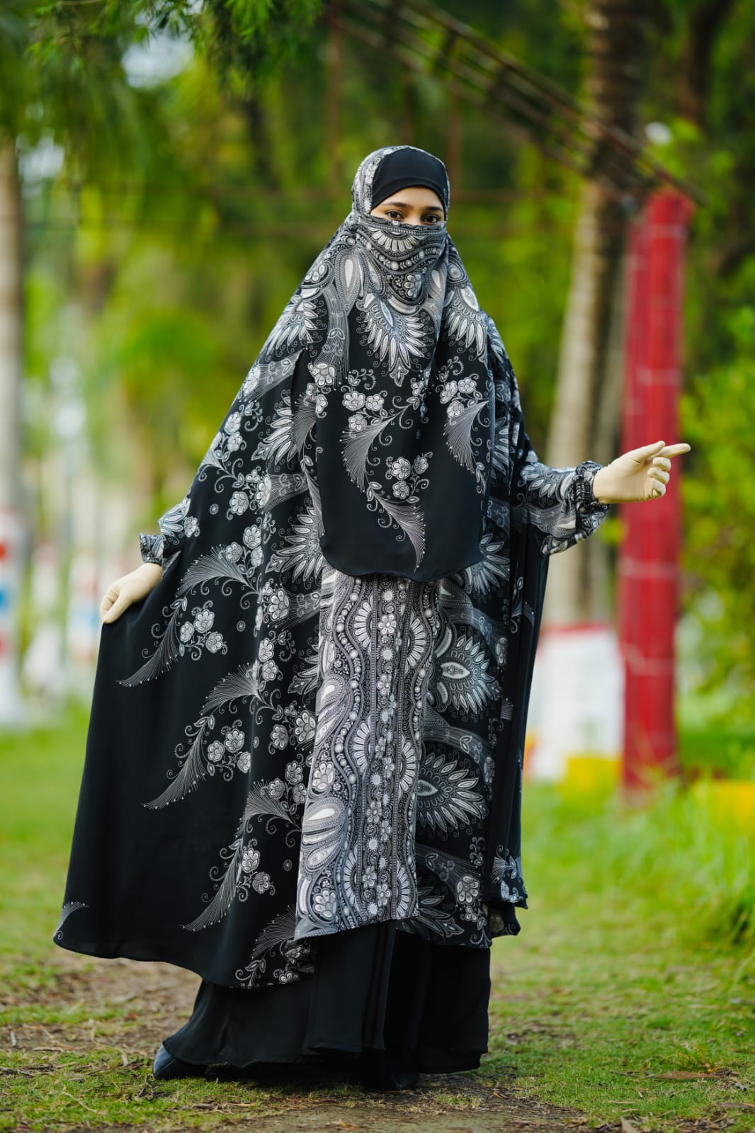 Luxury Semi Long Khimar – 344