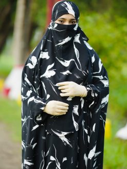 Alternative view of Luxury Semi Long Khimar – 340