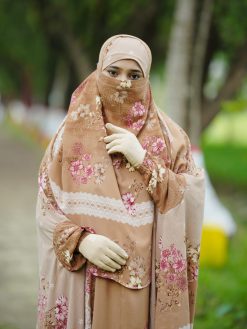 Alternative view of Luxury Semi Long Khimar – 336