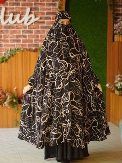 Luxury Semi Long Khimar – 342