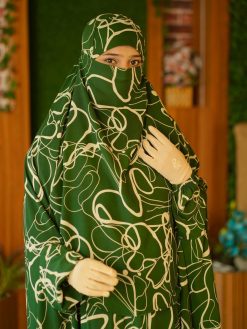 Alternative view of Luxury Semi Long Khimar – 332
