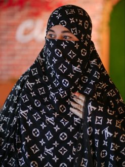 Alternative view of Salat Hijab with Niqab - 107