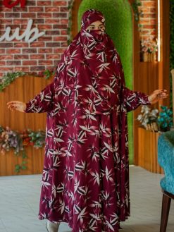 Alternative view of Long Khimar – 68