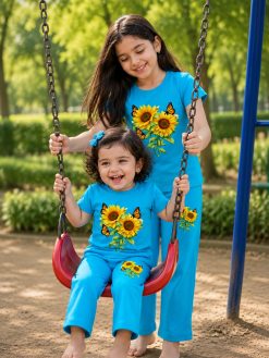 Alternative view of Premium Cotton T-shirt Set for Kids – 2 Pcs Combo-619