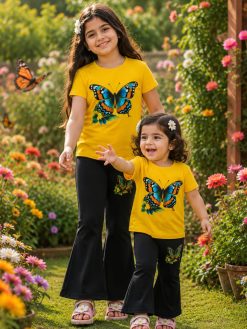Alternative view of Premium Cotton T-shirt Set for Kids – 3 Pcs Combo-602
