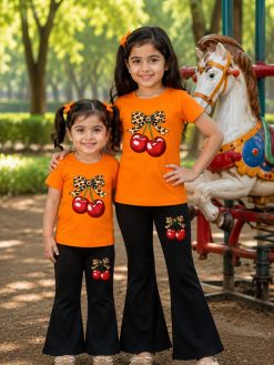 Alternative view of Premium Cotton T-shirt Set for Kids – 2 Pcs Combo-618