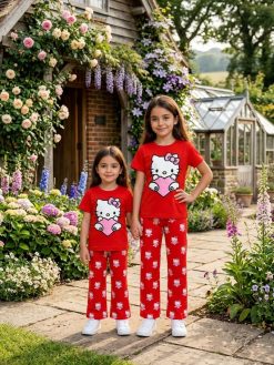 Alternative view of Premium Cotton T-shirt Set for Kids – 2 Pcs Combo-609
