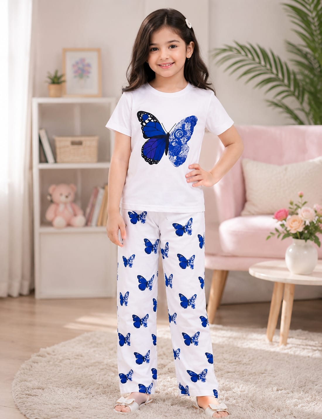 Premium Cotton T-shirt Set for Kids – 2 Pcs Combo-615 - Image 2