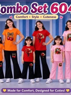 Premium Cotton T-shirt Set for Kids – 3 Pcs Combo-604