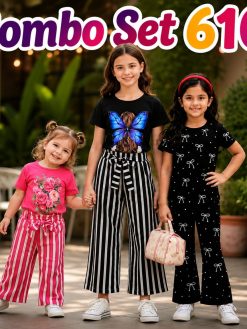 Premium Cotton T-shirt Set for Kids – 3 Pcs Combo-610