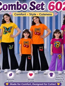 Premium Cotton T-shirt Set for Kids – 3 Pcs Combo-602